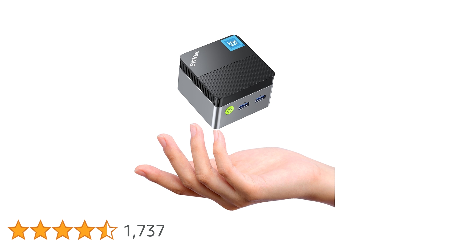 GMKtec Mini PC NucBox G5, Intel 12th Gen Alder Lake N97 (up