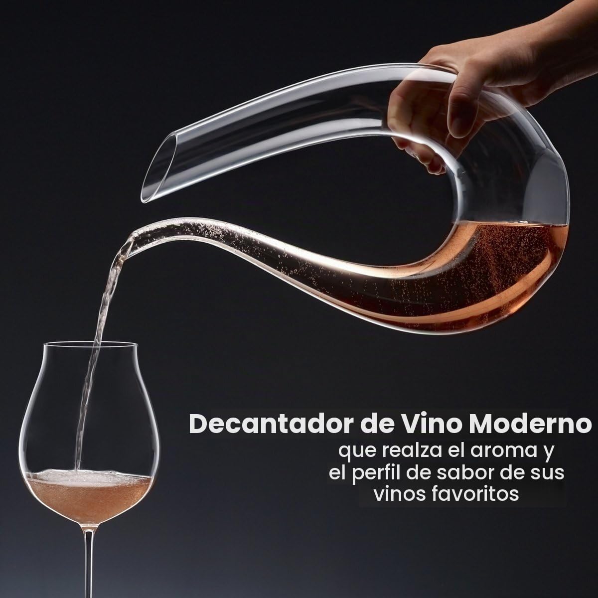 Riedel - Decantador Amadeo - Blanco y negro - Optic 1756