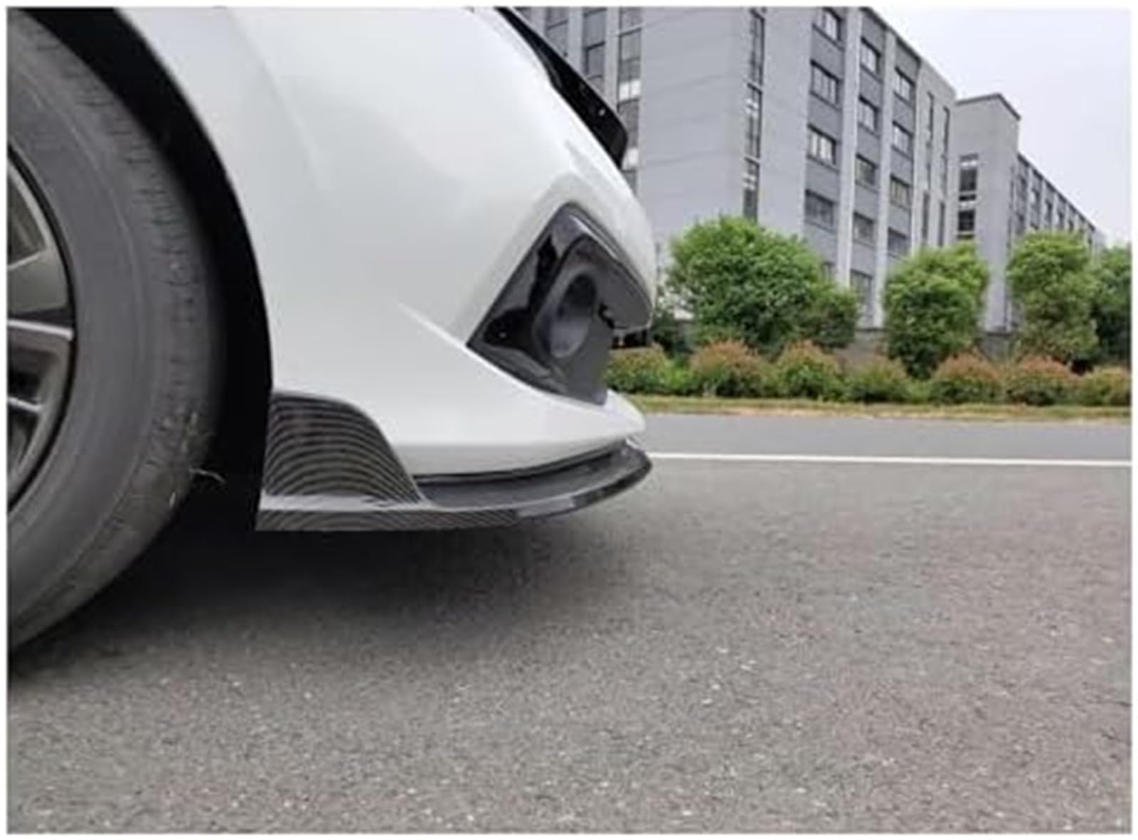 Splitter, dla dla Civic, dla Sedan 2019 20 2021 Przedni zderzak