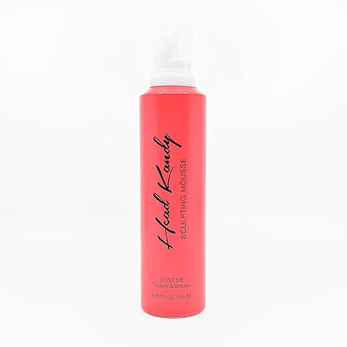 Head Kandy The Gal Pal Texture Volume Sculpting Mousse (8.4 oz) - Protección térmica - Control extra - Definición de rizos