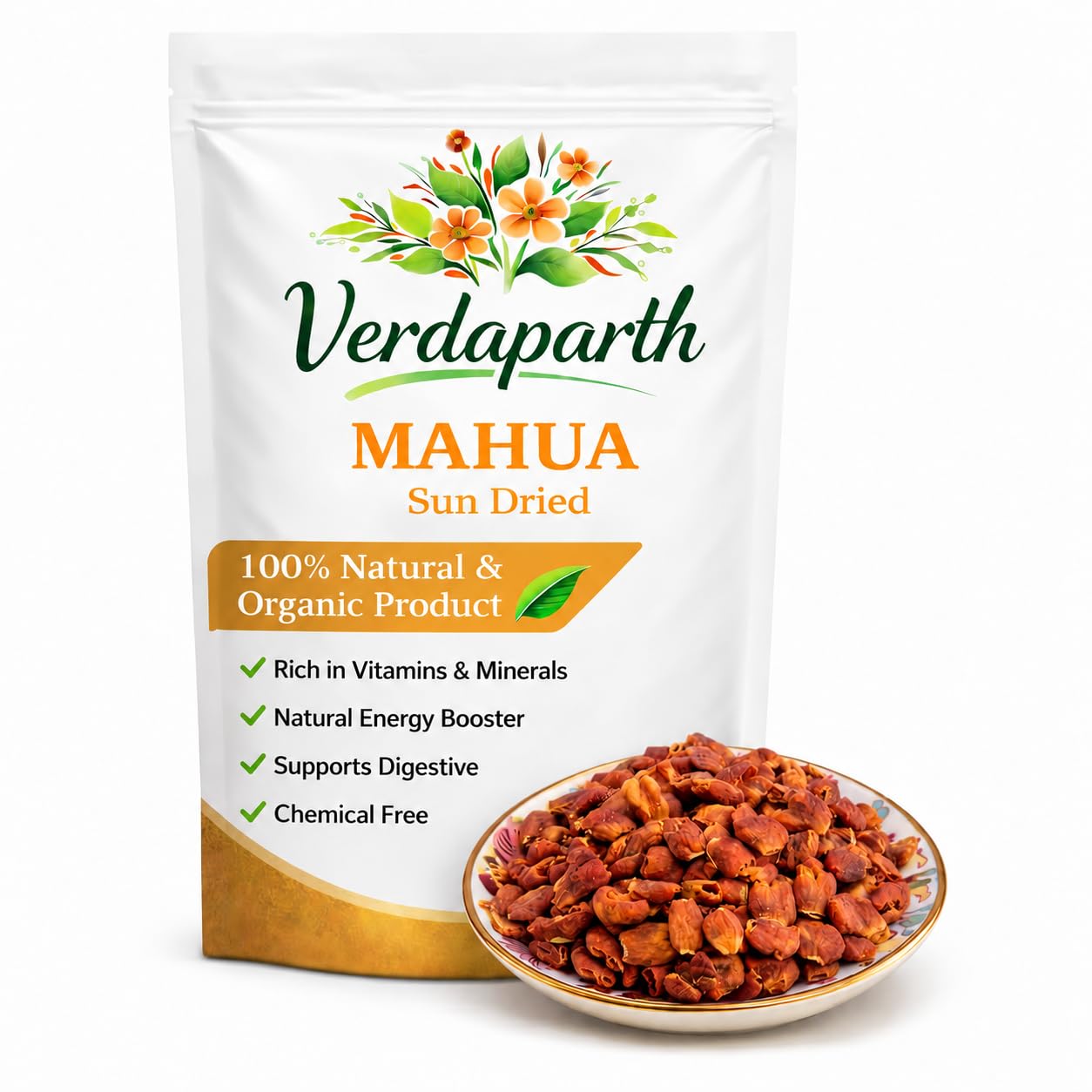 Dried Mahua Flowers 500g (Sun Dried) | Natural Mahua Dry Flower | Organic Forest Mahua | Chemical Free Mahua for Traditional Recipes & Herbal Use-image-12