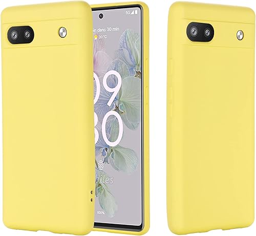 Miniatura 7 de Compatible con Google Pixel 6a 5G 2022 Funda trasera de silicona delgada a prueba de golpes, cubierta de cuerpo completo, funda delgada para Google