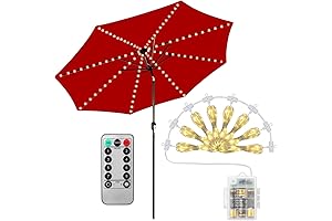 Patio LED Umbrella String Lights: Illuminate Your Outdoor Oasis