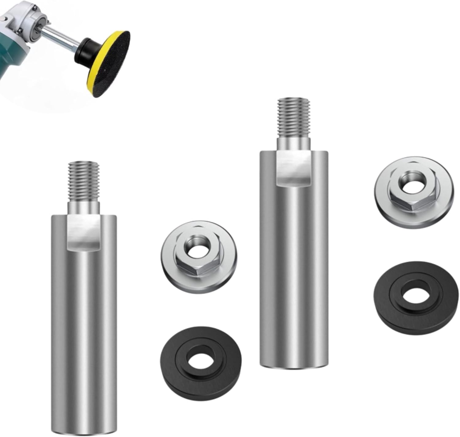 yanxiao Angle Grinder Extension rod, M10 Thread Polishing Machine Adapter Lever, Model 100 Type Grinder/Polisher Accessorie Set