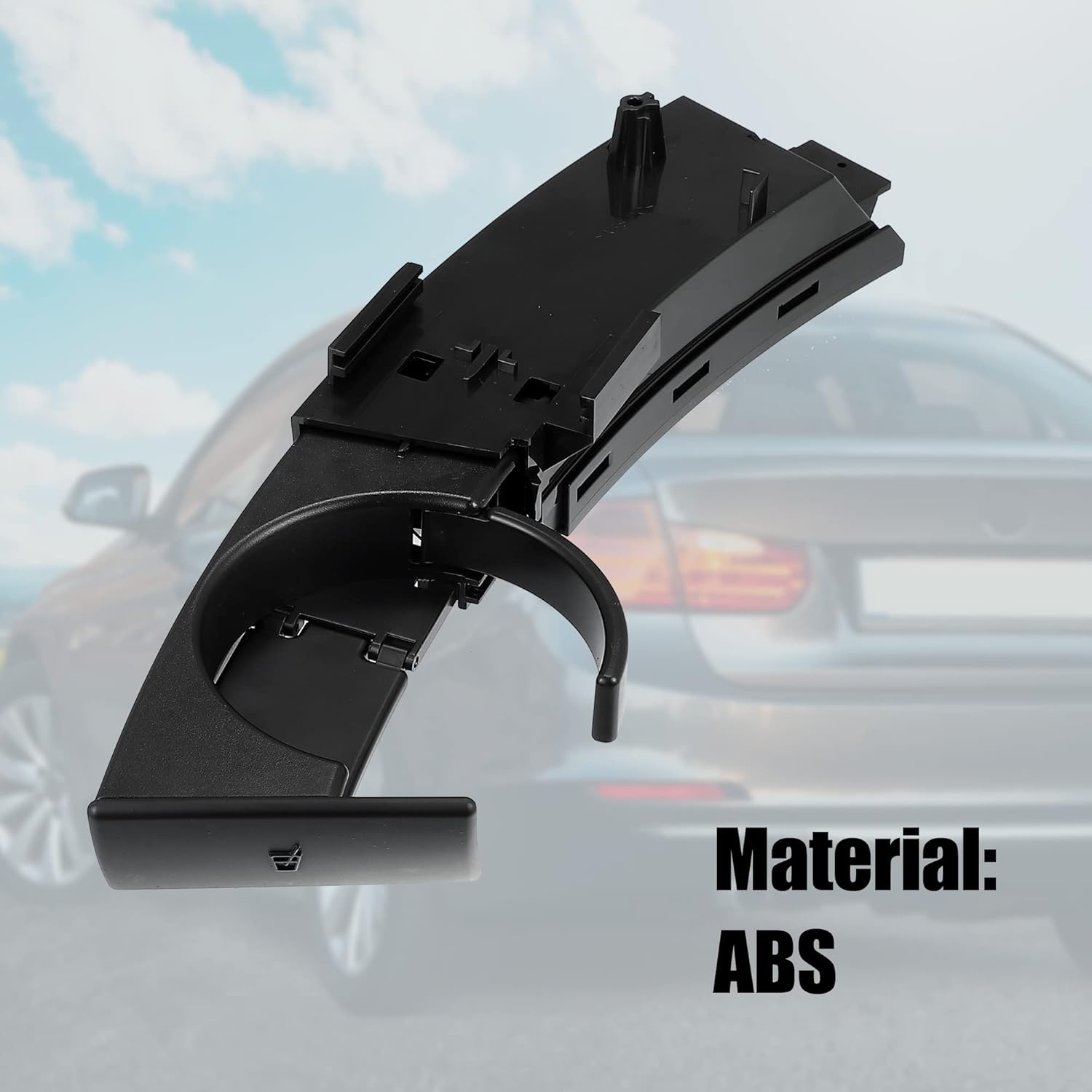 X AUTOHAUX 1 Pair Dashboard Cup Holder Left 51457070323 Right 51457070324 Side Expander Insert for BMW Z4 2003-2008 Adjustable Foldable Car Drink Holder