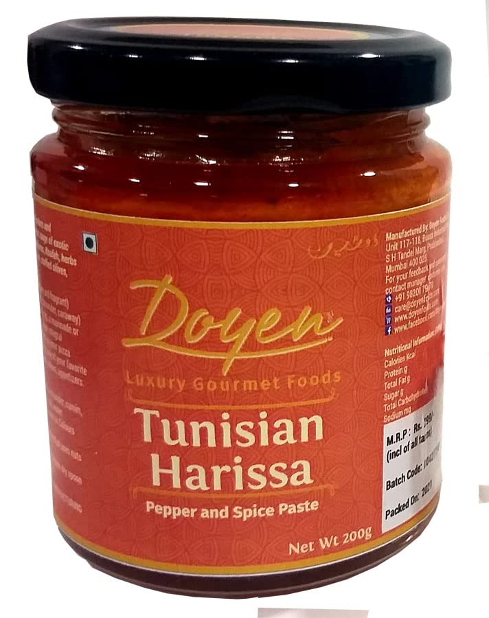 Doyen Tunisian Harissa Paste 200g | Fiery, Smoky | Dip or Marinade | No Artificial Flavours or Preservatives (B09RN33JHQ) Amazon Price History, Amazon Price Tracker