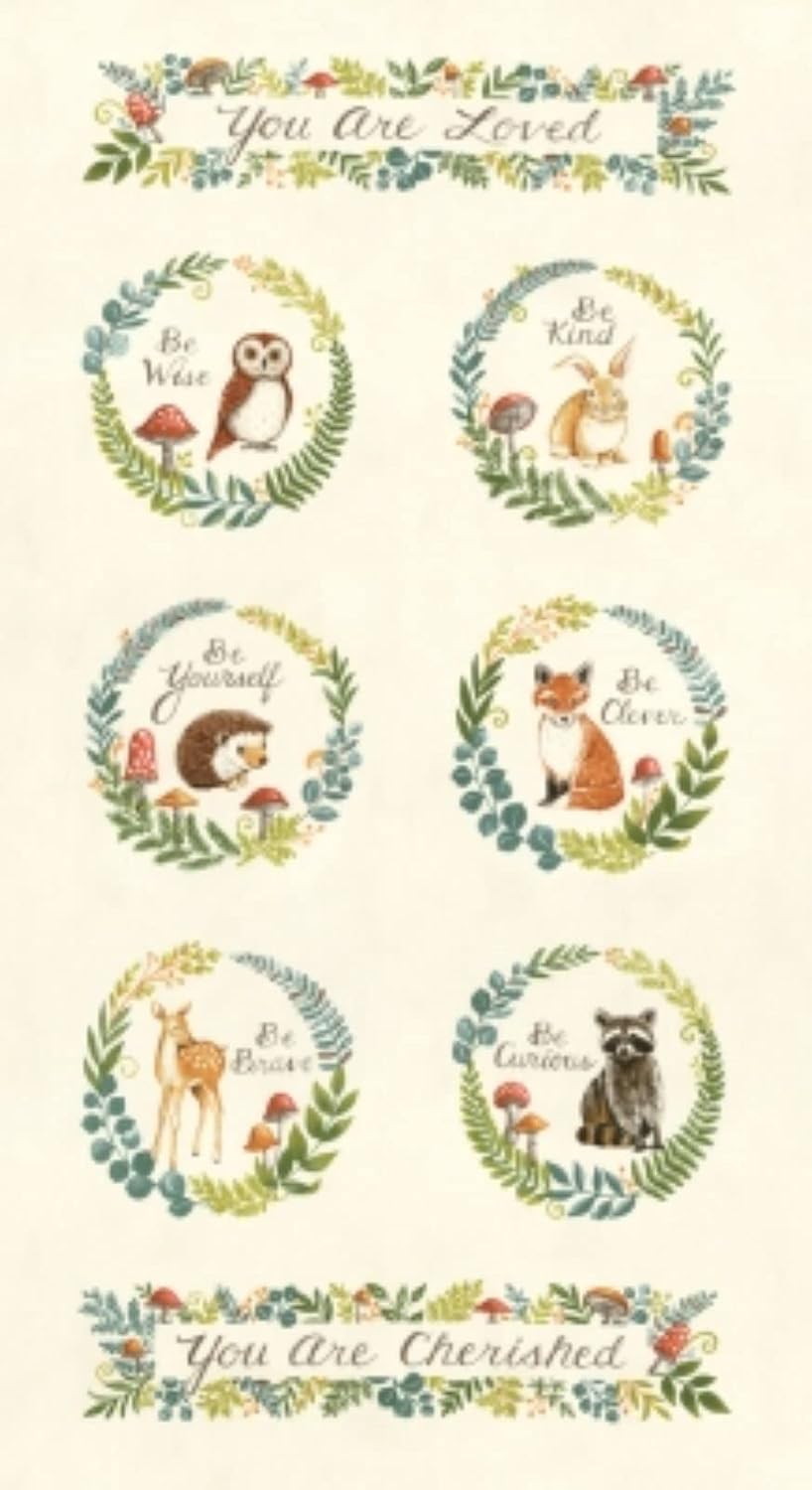 Moda Effies Woods 56010 11 Cloud 24 Panel