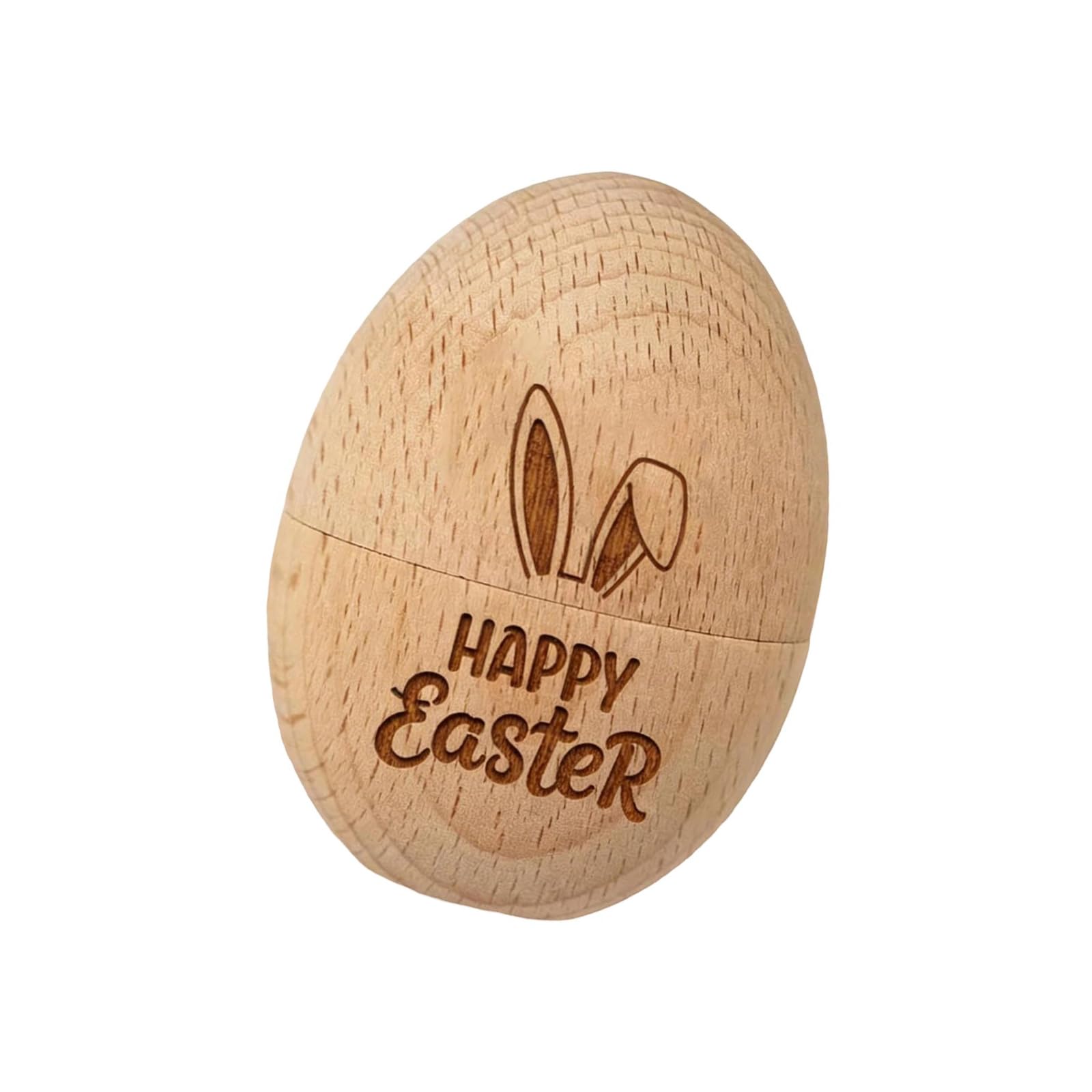 JDNH Wood Empty Easter Eggs Fillable Easters Eggs for Easter Hunt,Filling Treats,Basket