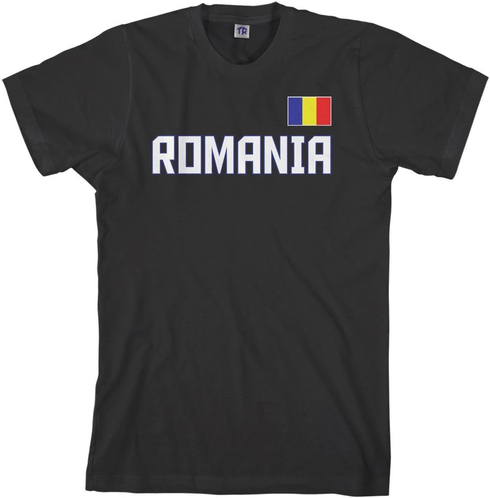 Threadrock Men's Romania National Pride T-Shirt