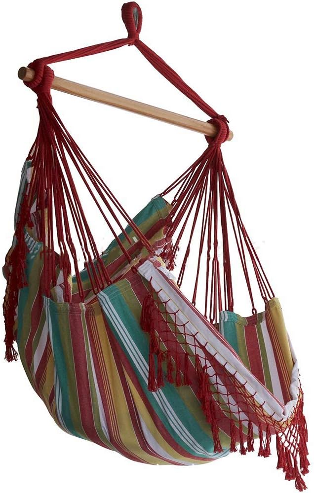 MDYYD Hammock Chair Hanging Rope Swing Hang Indoor Or