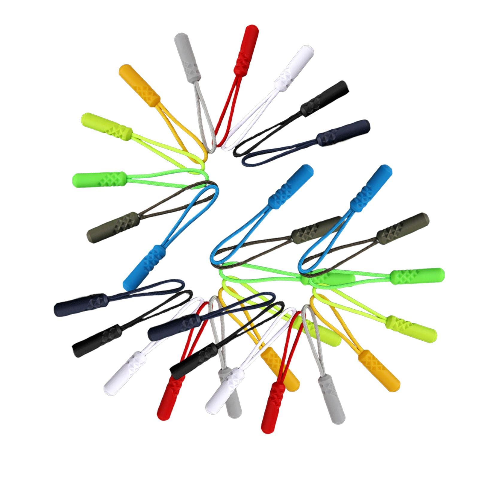 30x Zip Puller Zipper Pulls Cord Fastener Slider Backpack Jacket Replacement | 30 Pieces Zipper Pulls Cords-picture-27
