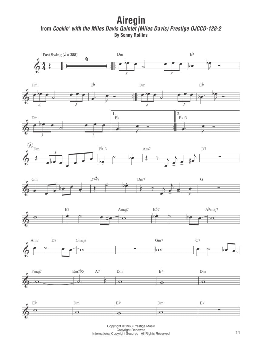 John Coltrane Omnibook for E-flat Instruments - Alto Saxophone, Baritone Sax