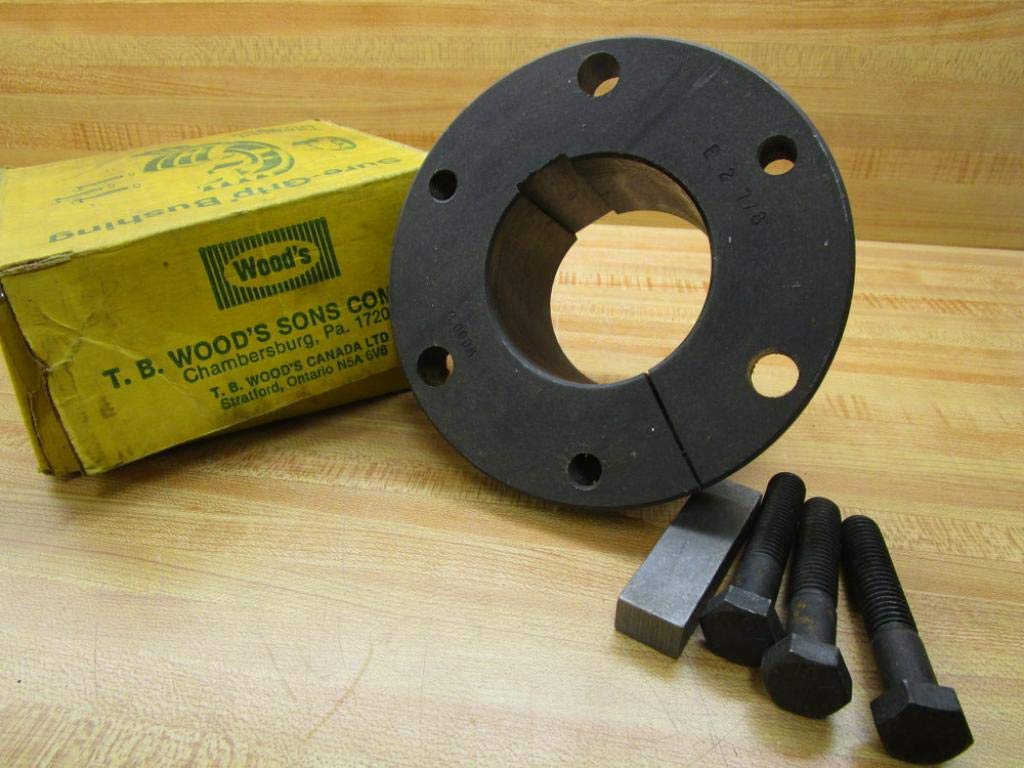 TB WOODS MECHANICAL E278 FLANGED, DUCTILE Iron Material, 2 7/8 INCH BORE, Bushing, Quick Disconnect, Size E
