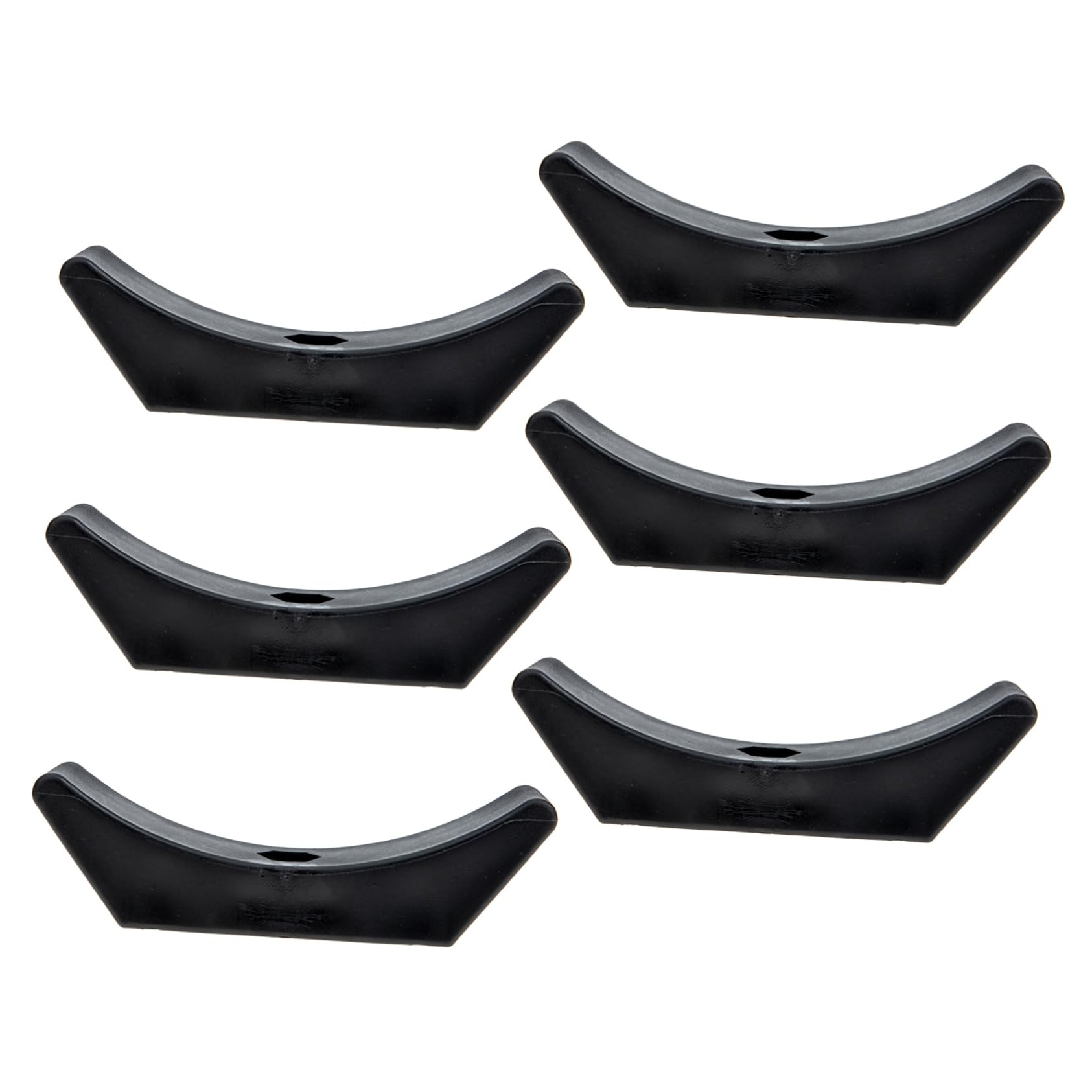 Totority 6pcs Dumbbell Rack Hollowed Weight Stand for Dumbbells Lightweight Engineering Holder Sturdy Design for Home Gym Strength Training Prevents Rolling and Floor Scratches