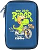 Smily Kiddos Smiley Kiddos Single Compartment Pencil Case Stylish Cute Large Capacity Hardtop EVA Pencil Box Organizer School Kids Girls Women Pen Holder Pouch Multipurpose | Rider Dino | Navy Blue, Navy Blue, One _Size, Travel Accessories.