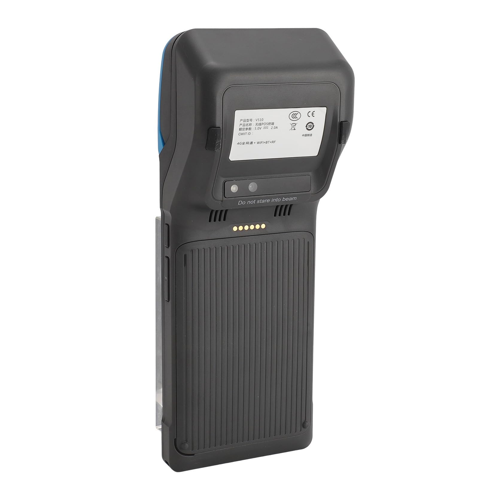 Ejoyous POS PDA Belegdrucker, 5.5 Zoll Touchscreen 1080P Handheld Kassenbon Drucker Tragbarer Kassendrucker für 12.0 mit 4G LTE WiFi NFC 58mm Thermaldrucker (Europa- und Asien-Version)