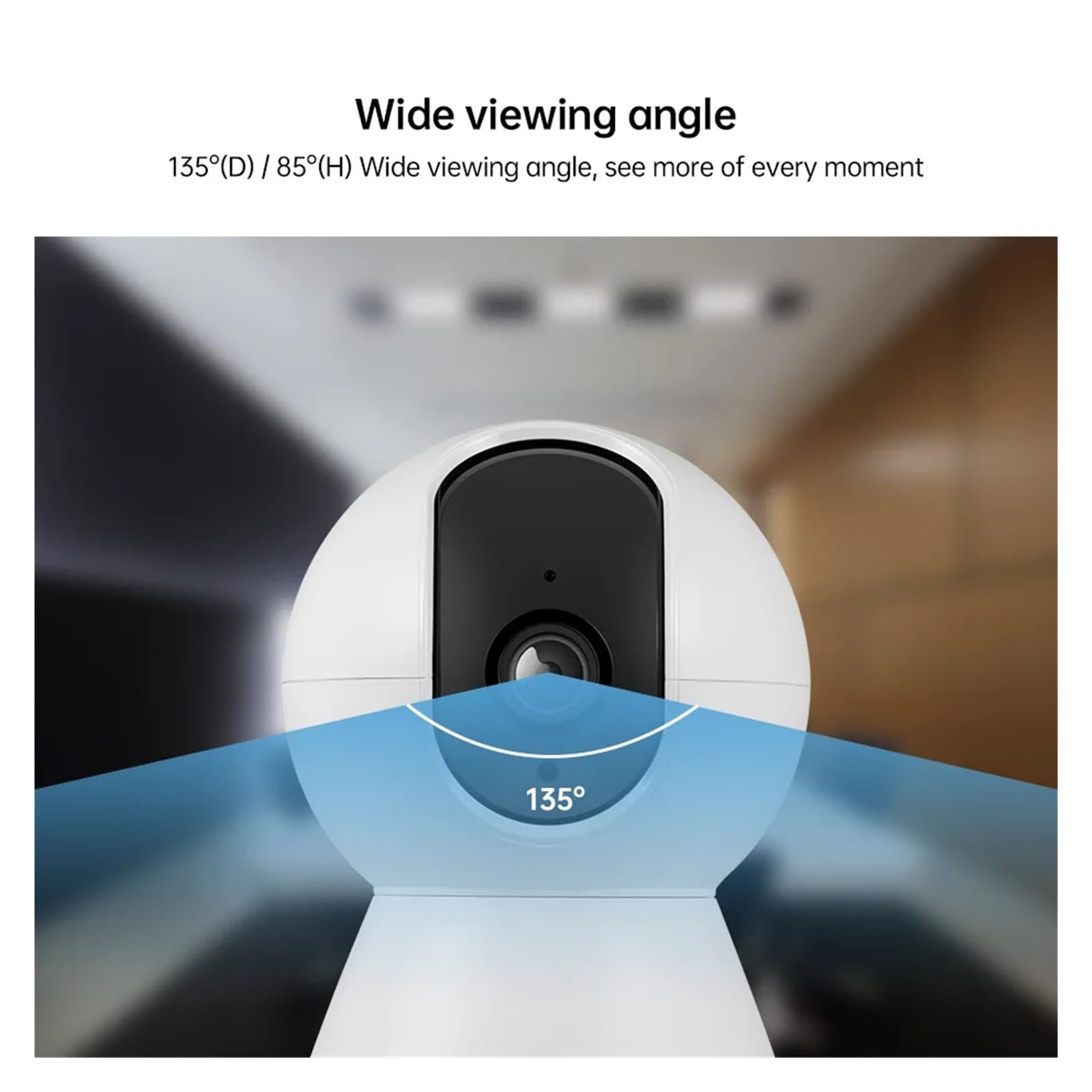 Mini telecamera di sicurezza interna WiFi 4K da 8 MP