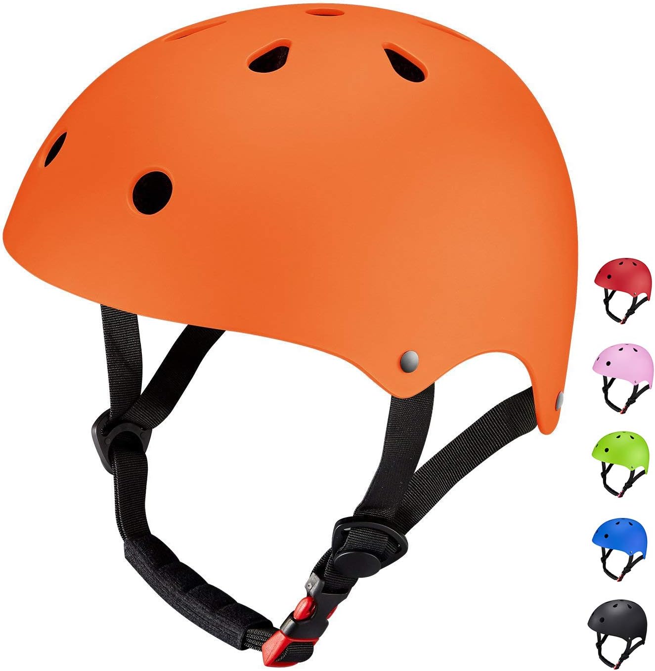 SKL Kids and Micro Safety Helmet (V2.0 Orange, 48-52cm)