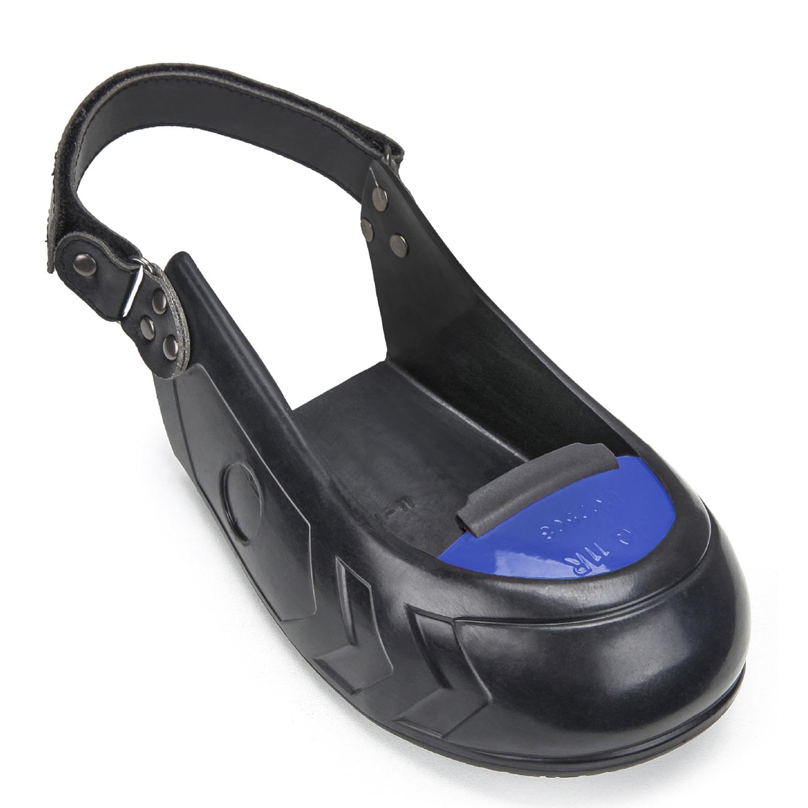 Harilla Embout en métal anti-écrasement avec sangle réglable, couvre-chaussures de protection des orteils pour les travailleurs, du chantier et