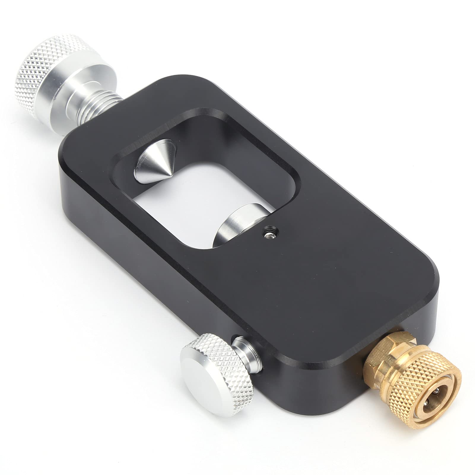 DIDEEP Adapter Butli do Napełniania Nurkowego, Aluminium Lotnicze - Adapter do Butli Nurkowej do Transportu Tlenu - Duża do Małej Butelki - Interfejs: 8 MM - Konwerter