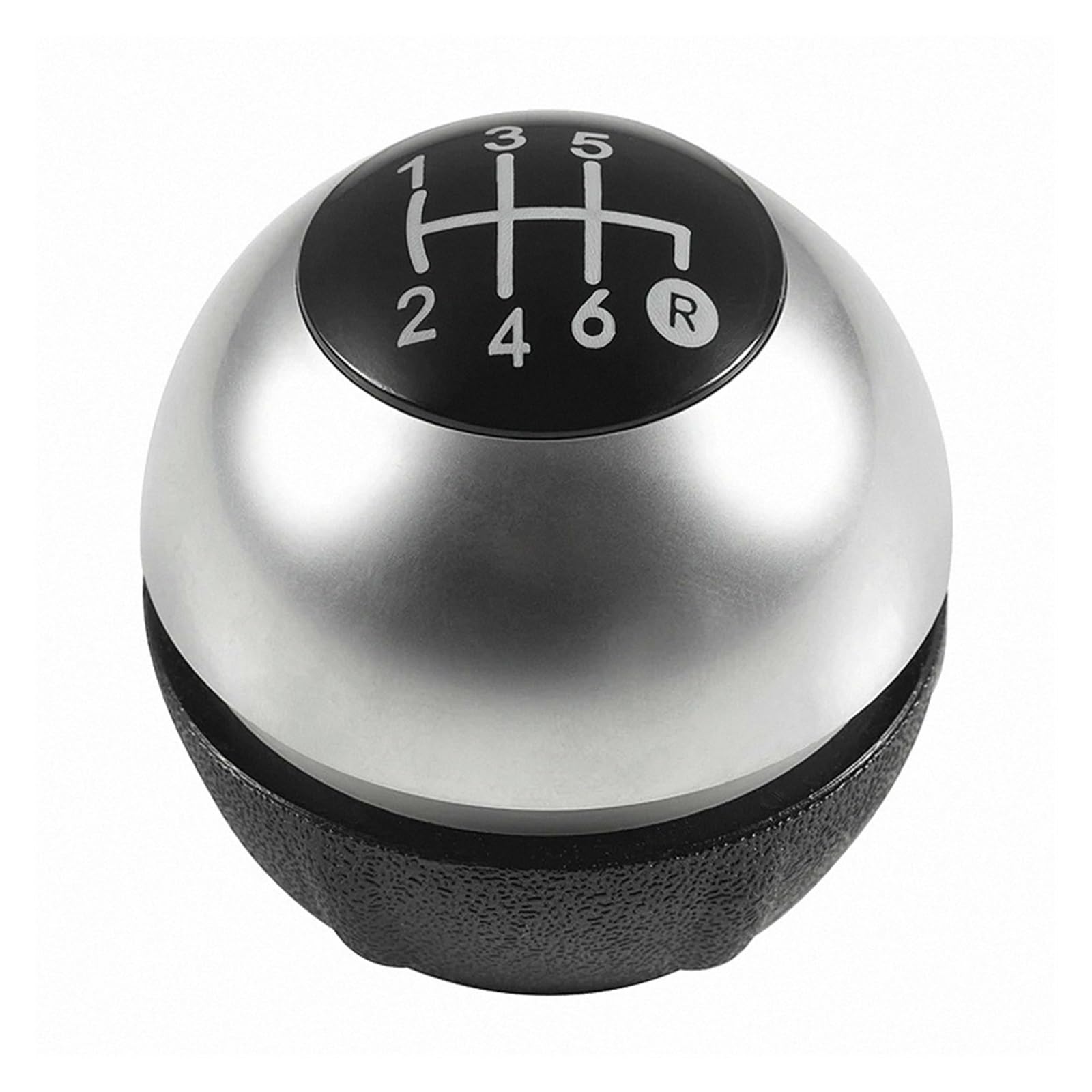 GLBLPEXELR for Fiat 500 500C 2007-2018 Sporty Gear Shifter Knob ABS/Leather