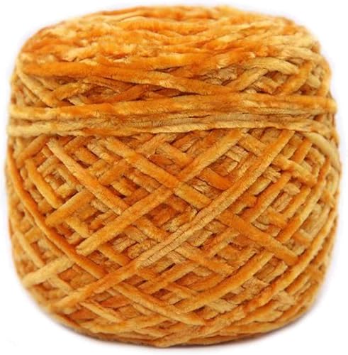 Miniatura 5 de Hilo de chenilla verde oscuro de 8 oz250 g, hilo de chenilla de terciopelo para bricolaje, hilo de chenilla de lujo voluminoso para bufanda de