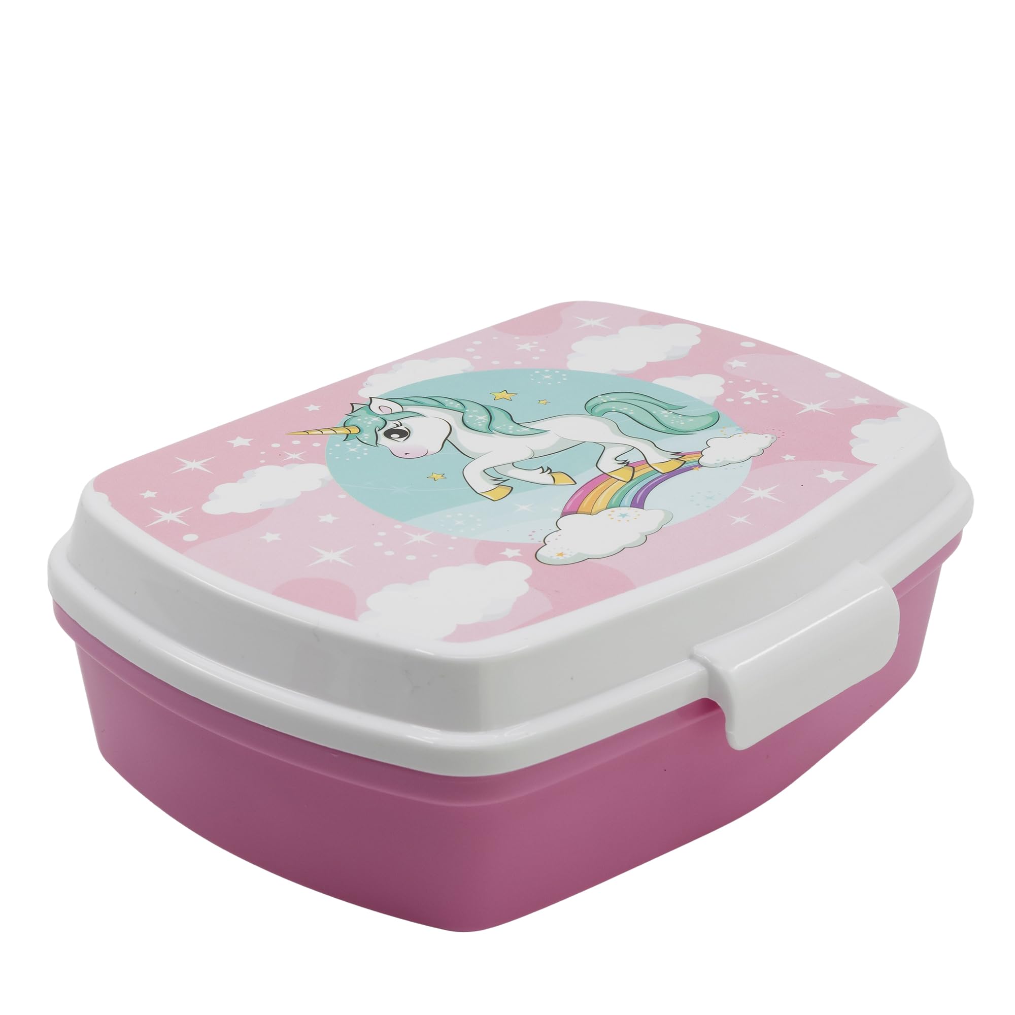 Stor Unicorns Rainbow Sandwich Box for Children Decorated Lunch Box and Lunch Box for School