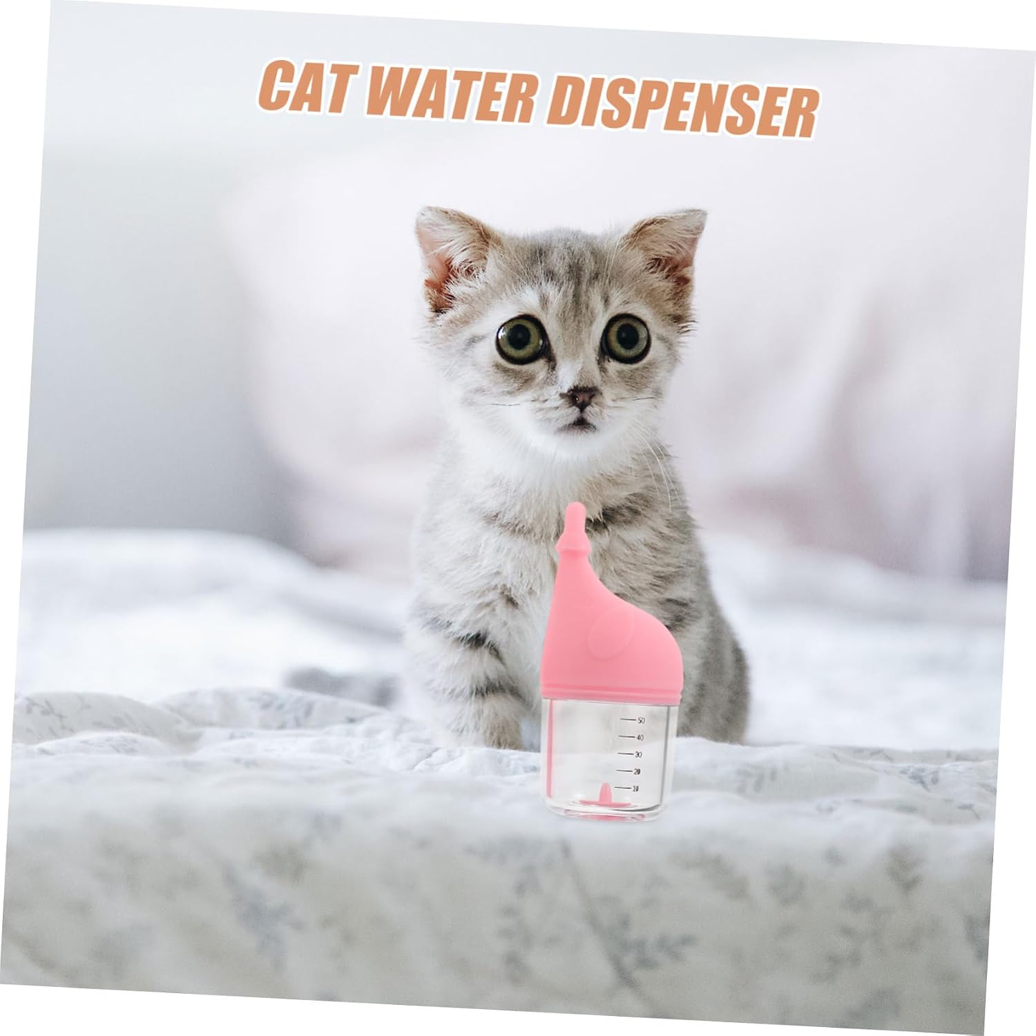 Kitten Bottle Feeder Pet Nursing Bottle for Newborns Soft Nipple Cat Milk Feeder Small Animal Feeding