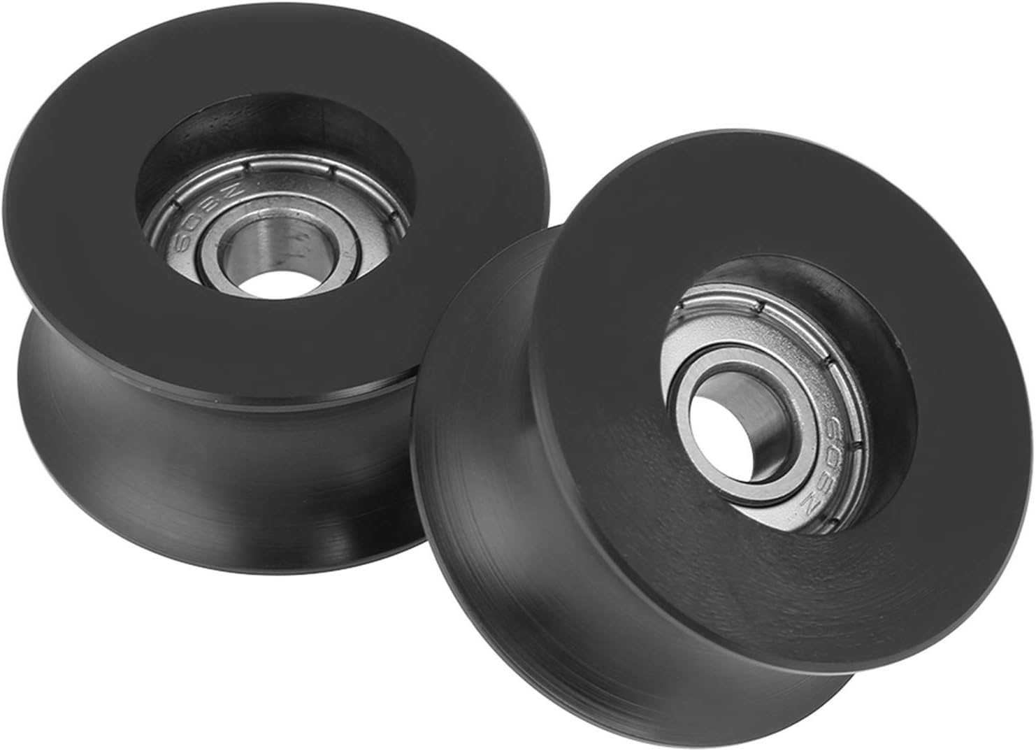 2 inch U Pulley 40mm Pulley Wheels U Type Pulley Nylon Pulley Rolling Bearing U Roller Wheel 8x40x20mm for Driving Mechanical Equipment, or Used in Doors and Windows