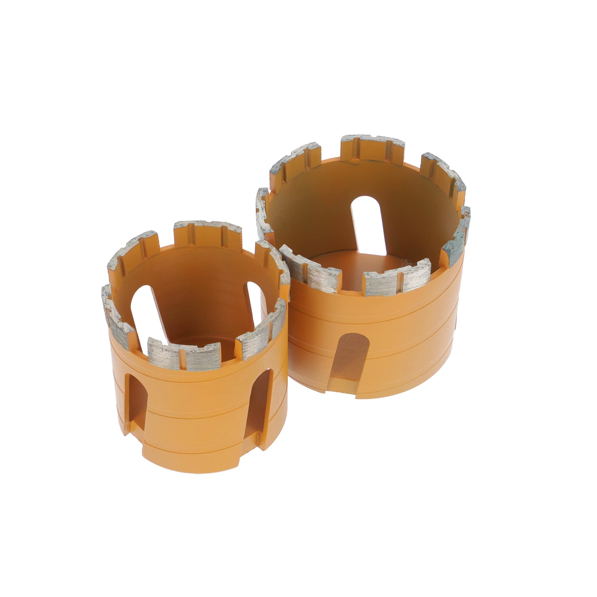 PRODIAMANT Corona Diamantata Premium 68 mm x M16-6 Segmenti, lunghezza utile 60 mm, muratura, calcestruzzo, mattoni, foratura precisa e professionale, adatto a trapano