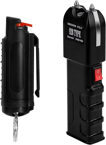 AIMHUNTER Mini Stun Gun Pen Safety Protection Easy to Hide Outdoor USB Rechargeable with LED Flashlight Safety Electric Shock