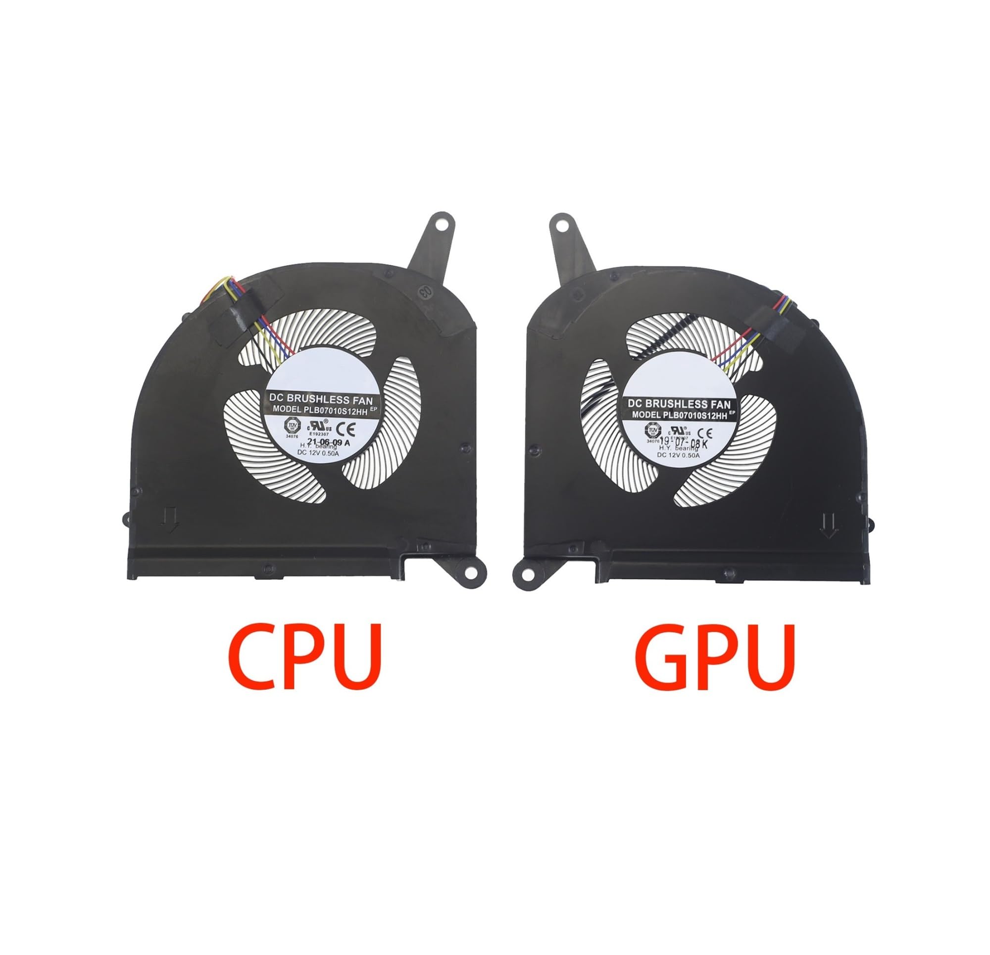 tianwandong Wentylator chłodzący procesora i karty graficznej laptopa do 15 SA 17 HDR XA RP75XA RP77XA(GPU FAN)