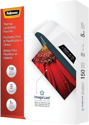 Miniatura 3 de Fellowes Bolsas de laminación con protección UV, 5mil, 11-12 x 9, paquete de 100