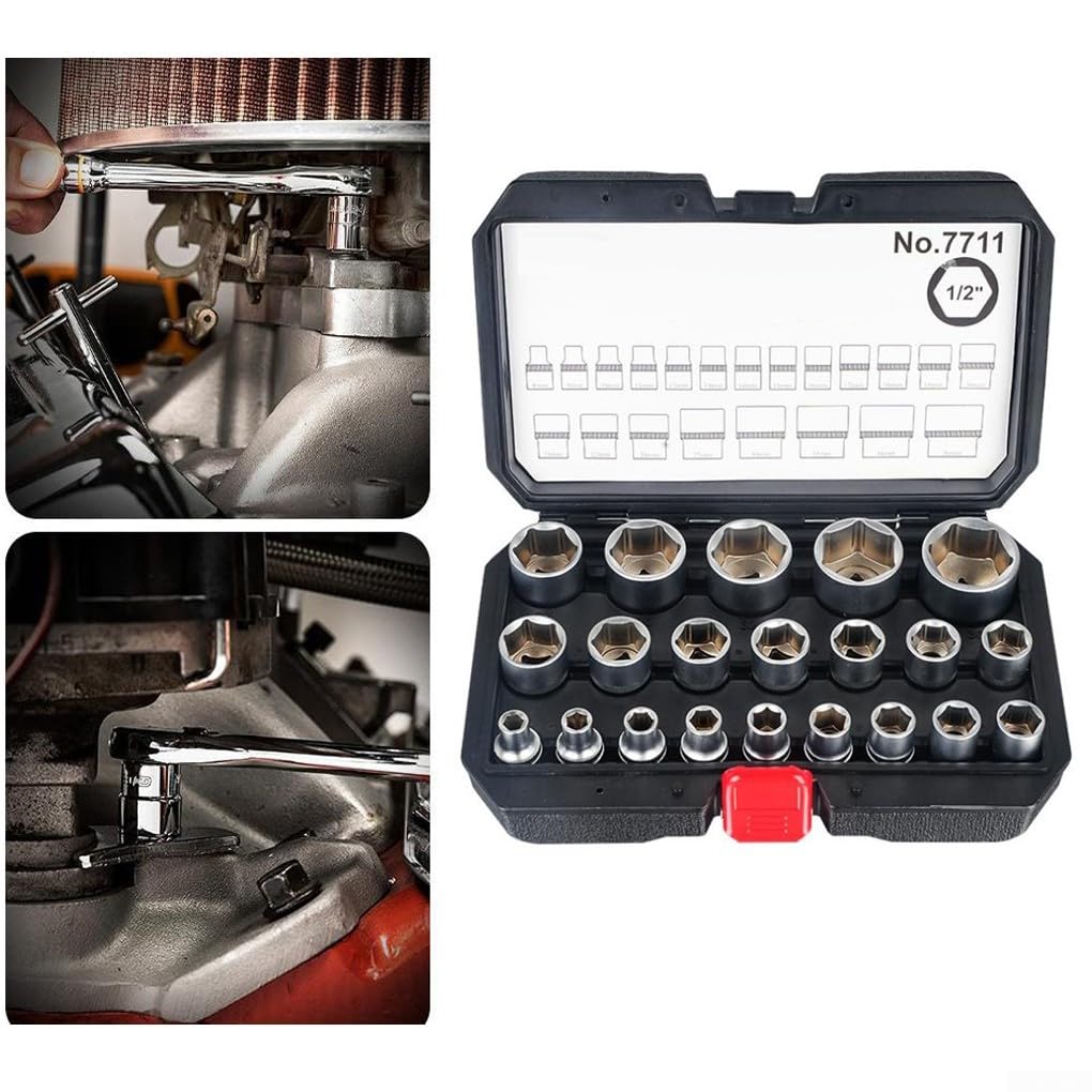 Set Bussole 1/2 Pollice 8-36mm Acciaio Cromo Vanadio