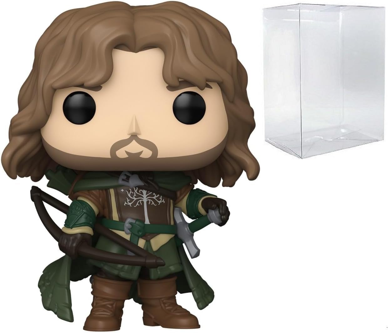 POP Funko Movies: The Lord of The Rings - Faramir Vinyl Figure (Bundled with Compatible Box Protector Case), Multicolor, 3.75 Inches