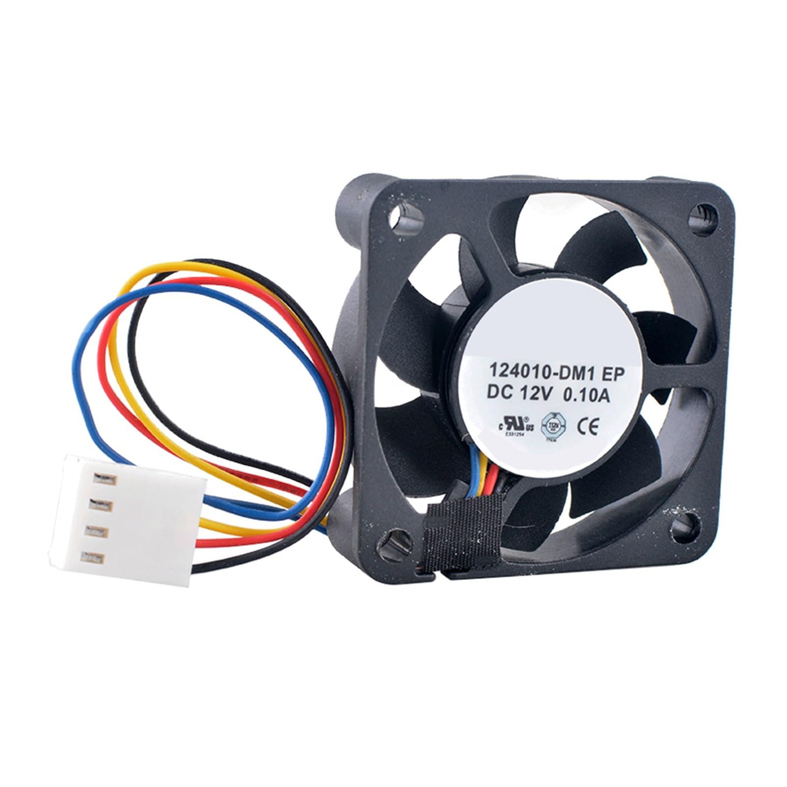 JJKKOZVQF 124010-DM1 4cm 40mm fan 40x40x10mm DC12V 0.10A 4pin 6000rpm Dual ball bearing cooling fan cooler