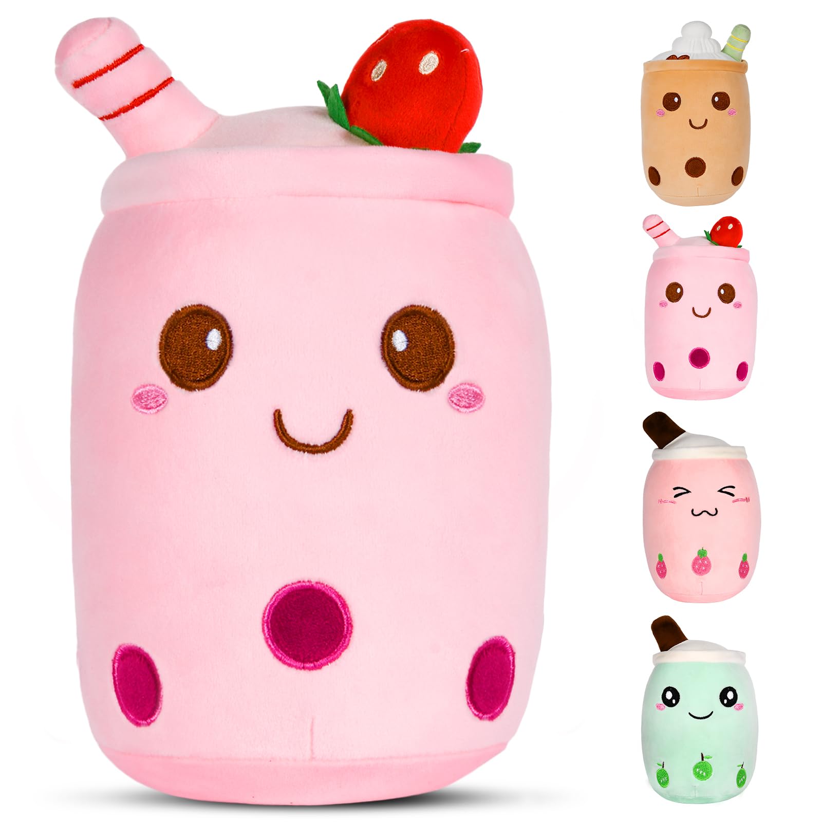 35cm Oreiller en Peluche Bubble Tea, Boba Tea en Peluche Tasses à t 35cm Oreiller en Peluche Bubble Tea, Boba Tea en Peluche Tasses à t