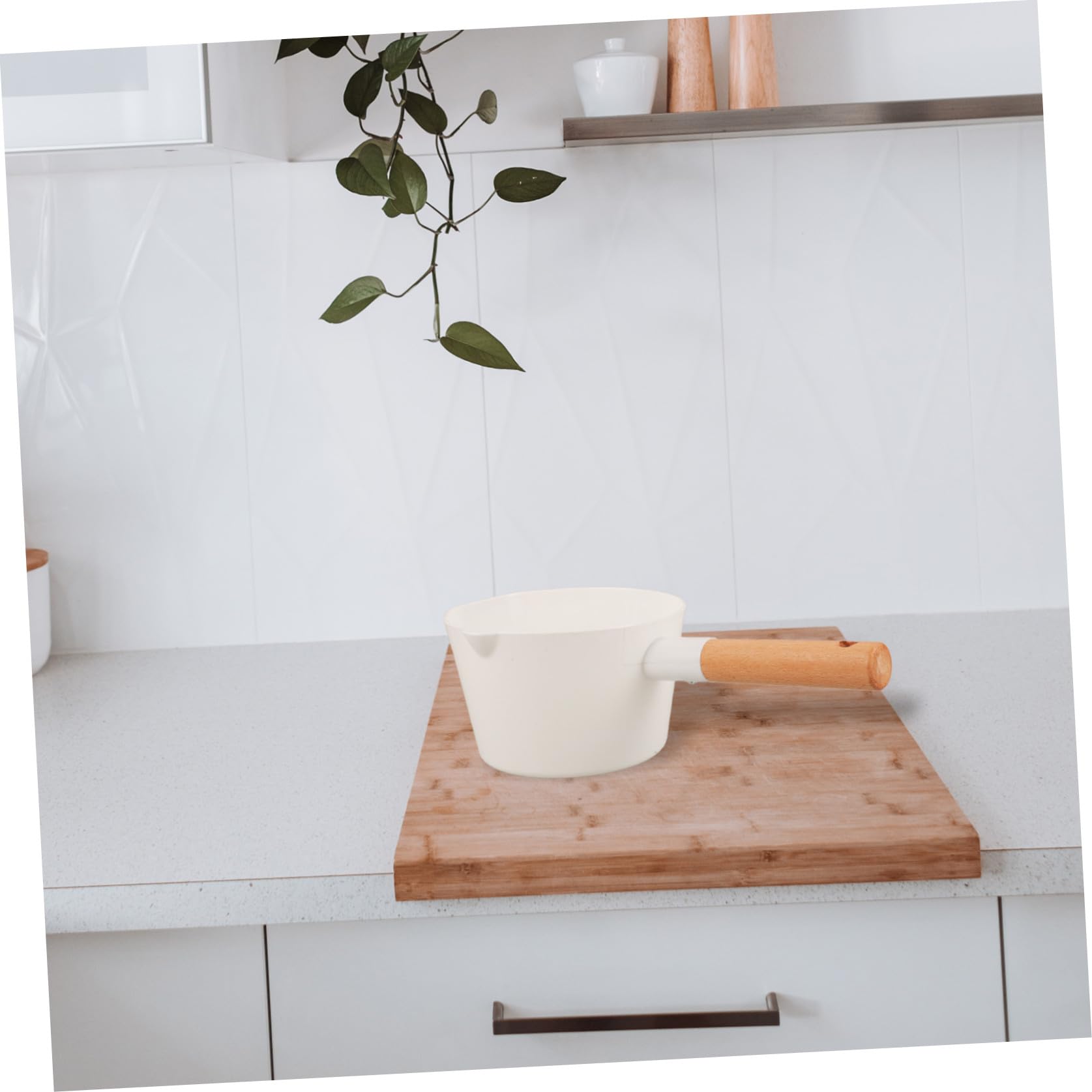 TOPBATHY 2piezas Cucharón De Madera Mango Utensilio De Cocina Para y Agua Ecológico y Para Cocinar y Casa