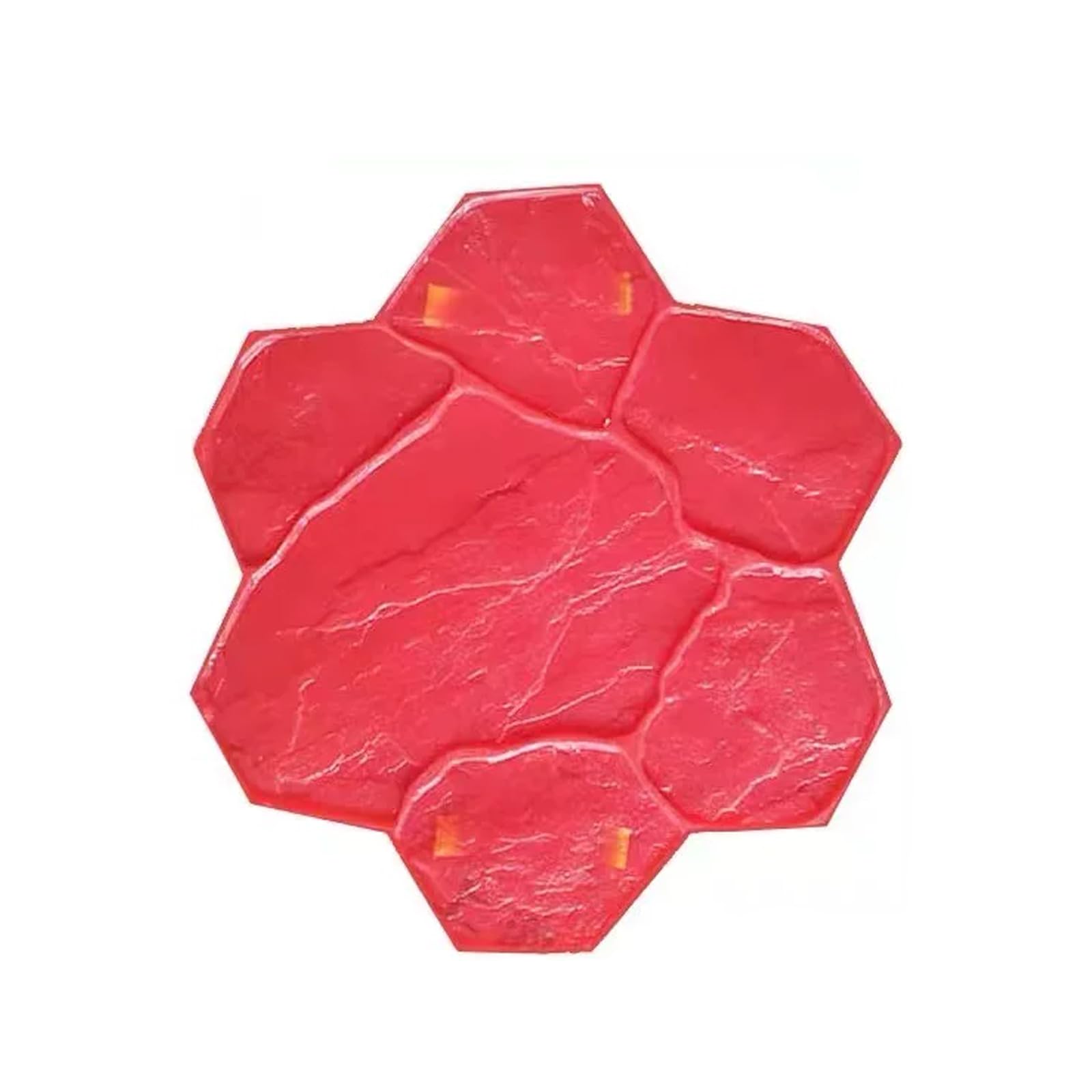 YSFHYAN Decorative Garden Patio Cement Floor Texturing Pads,Polyurethane Concrete Stamp Mold,Irregular Flagstone Texture Tools for Cement Path Molds,74 * 74cm,for Cement and Concrete Printing