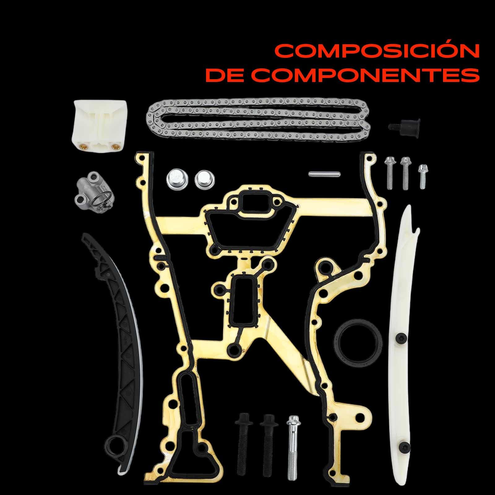 Frankberg Kit de cadena de distribución 55352909 | Compatible con: Caravana clásica Astra G F35, Corsa C Caja/Hatchback X01, Aveo Hatchback T300, Corsa E X15