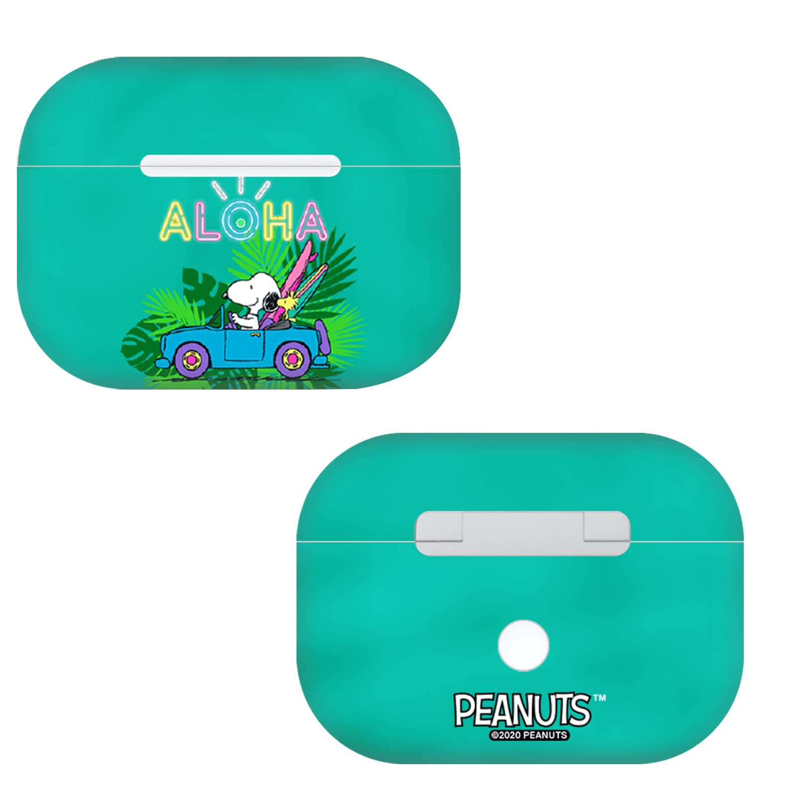 Head Case Designs Officially Licensed Peanuts Snoopy Tropical Surf Character Fun Vinyl Sticker Skin Decal Cover Compatible with Apple AirPods Pro