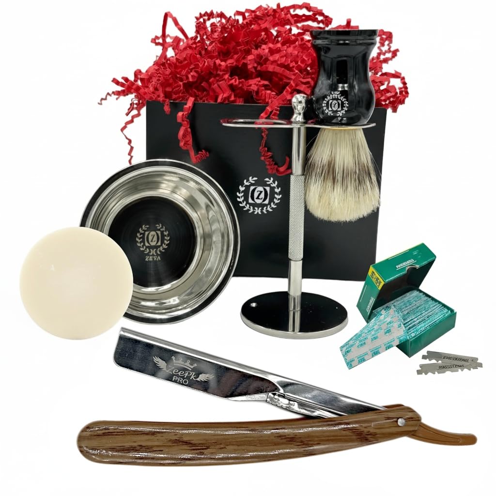 Mens Razor Set Amazon.com: Men Straight Razor 6pcs Classic Grooming Shave Vintage Gift ...