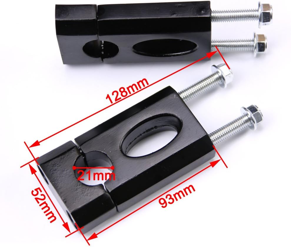 700mm 45/48mm Front Forks Shock Suspension with Triple Tree Brake Caliper for Pit Dirt Bike Trail Pocket Bike Off-Road Motorcycle Apollo Taotao SSR Coolster 70cc -150cc (Gold Brake)