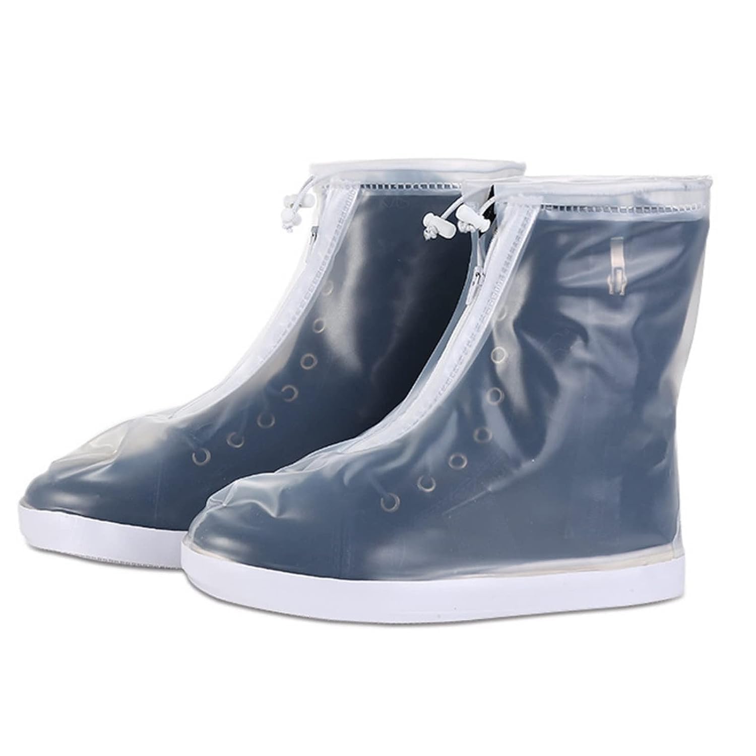 EGNORE Rain Boot Waterproof Shoes Covers, Sand Control Non-Slip Shoe Cover Galoshes, PVC Rubber Sole Reusable Rain Snow Boots Overshoes for Cycling Outdoor Camping Fishing Garden Travel (L) (B0D37LTVR8) Amazon Price History, Amazon Price Tracker