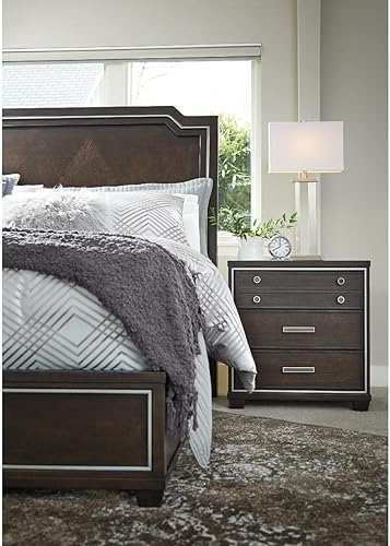 Miniatura 5 de Signature Design by Ashley Aniela - Lámpara de mesa minimalista, 2 unidades, 29.5 pulgadas, acabado plateado