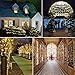 VMANOO Solar Outdoor String Christmas Lights 72Ft 200 LED 8 Modes Patio Lighting for Outside Yard Gazebo Party Wedding Tents Porch Xmas Garden Backyard Tree Decorations Indoor Balcony Decor Lights
