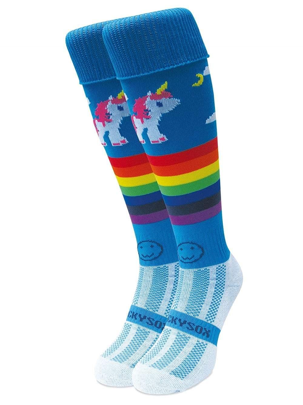 WackySoxRainbow Unicorn Knee Length Sports Socks, Rugby Socks, Hockey Socks