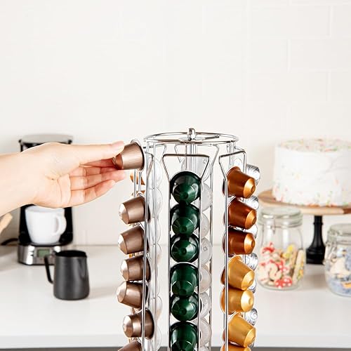 Miniatura 5 de Restaurantware Restpresso - Soporte para cápsulas de café de 5.1 x 16.3 pulgadas, 1 carrusel duradero para cápsulas, capacidad para 60 cápsulas