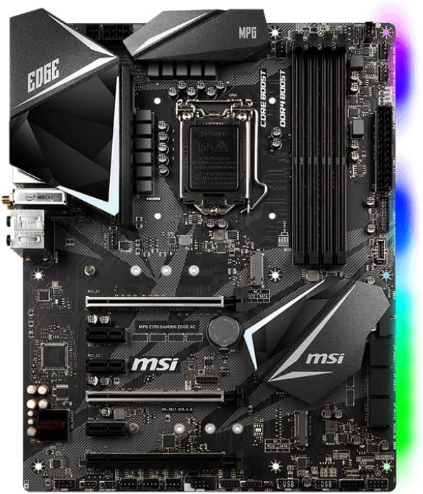 مادربرد MSI Intel Z390 Edge AC Gaming ATX DDR4-SDRAM
