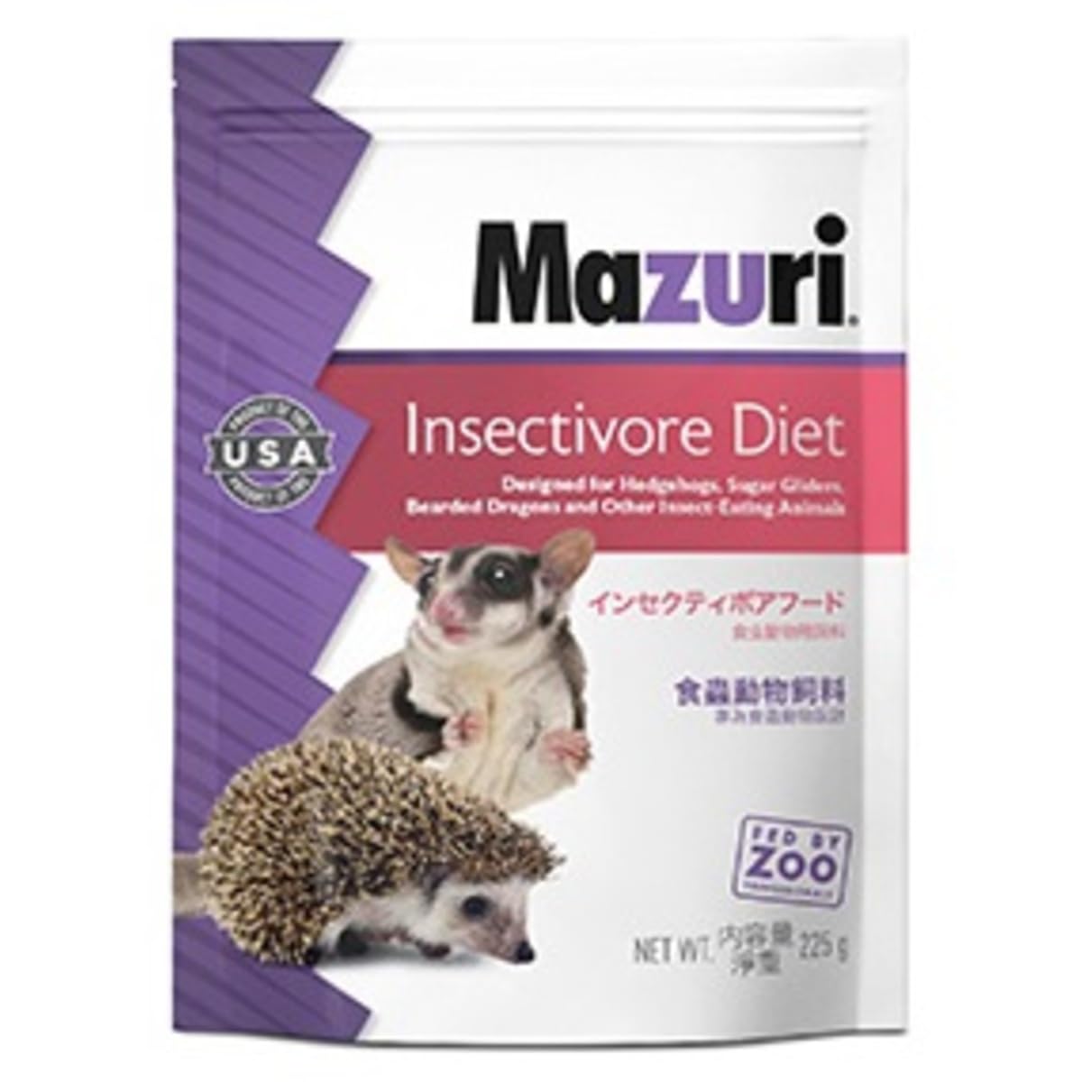 Amazon | Mazuri 食虫動物ダイエットフード 225g 5M6C-S ハリネズミ